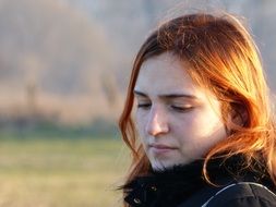 Portrait of pretty girl