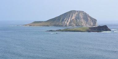 beautiful view of the island in the ocean