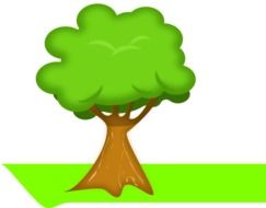 tree scenery as a drawing