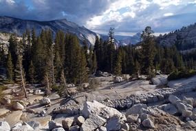 Mountains in Yosemite