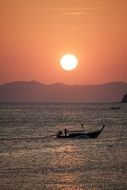 fascinating sea sunset