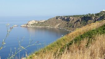 sea costa summer island landscape