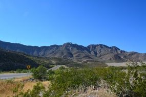 scenic view of franklin mountains state park in usa, Texas