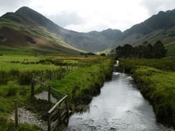 ennobled mountain stream