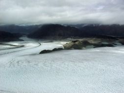 glacial cove in alaska