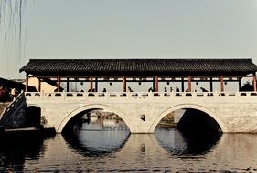 Covered Bridge in Jiangnan