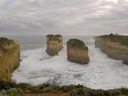 panorama of the coastline of australia