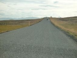 smooth road in Iceland