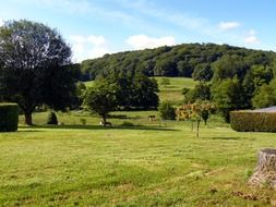 Beautiful landscape of Yvelines in France