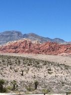 mountains at desert landscape