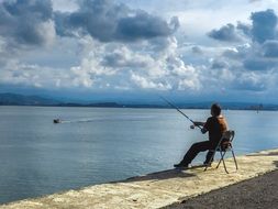 fishing sea