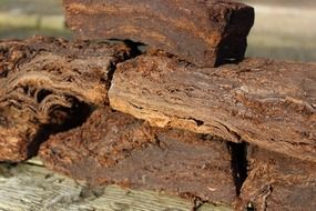 peat bales