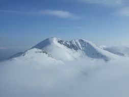 snow-capped mountains in bulgaria