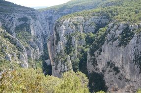 canyon du verdun in summer