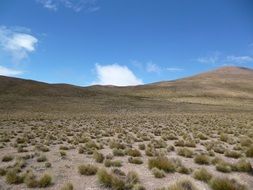 desert near Humahuaca in Argentina