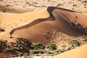 namib edge desert dunes