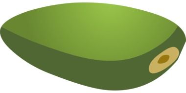 graphic drawing of a green seed
