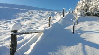 unusual beauty snow landscape