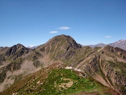 scenic mountains and valley in Italy