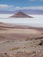 mountain in the Argentina desert