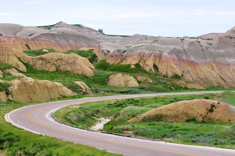 Highway among the rocks