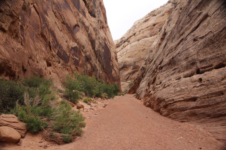 Landscape of the valley in Utah