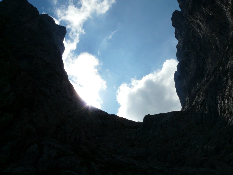 Mountains and sky