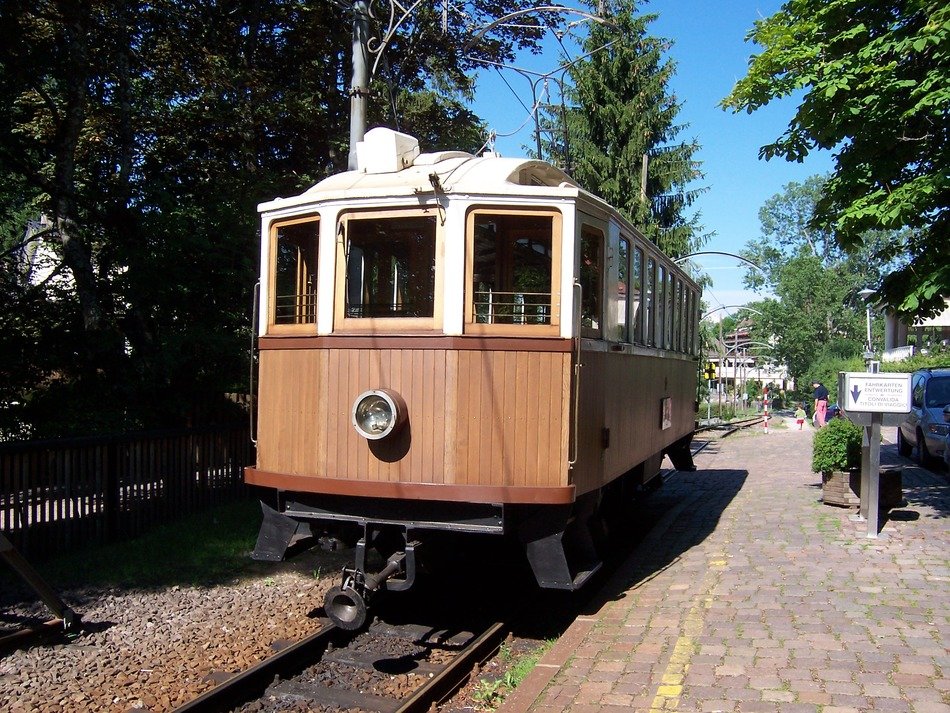 Old tram in South Tyrol