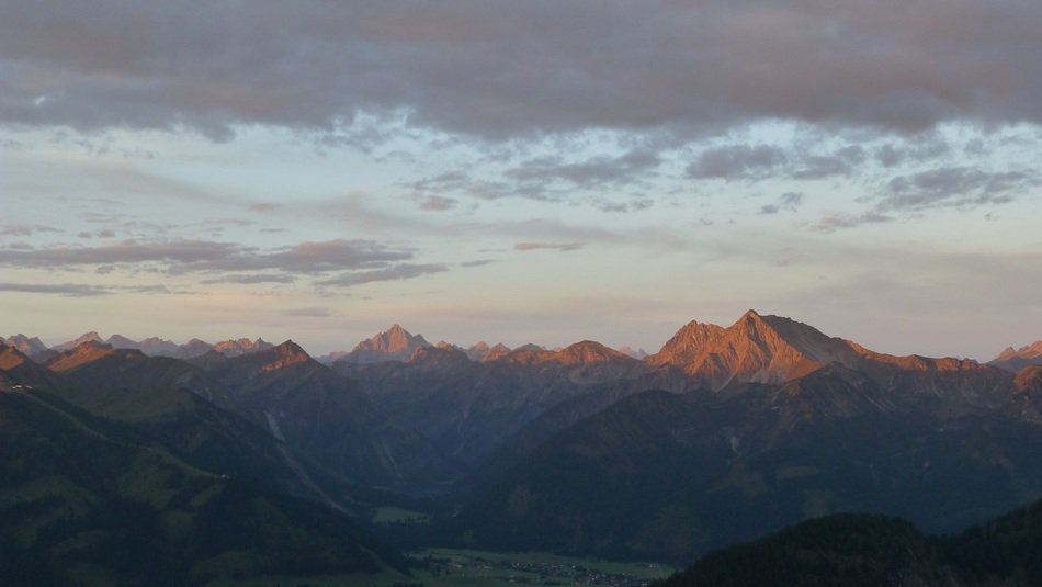 majestic mountains in AllgÃ¤u