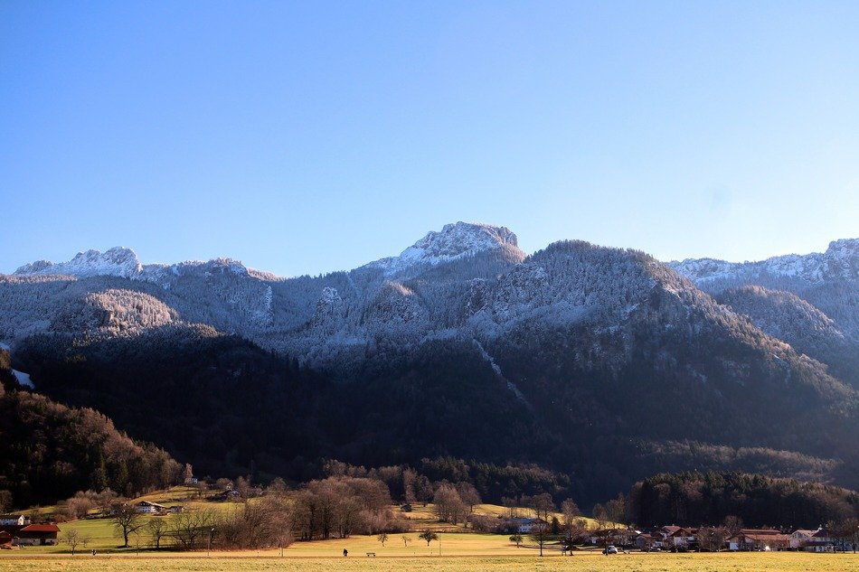 View of Kampenwand mountains