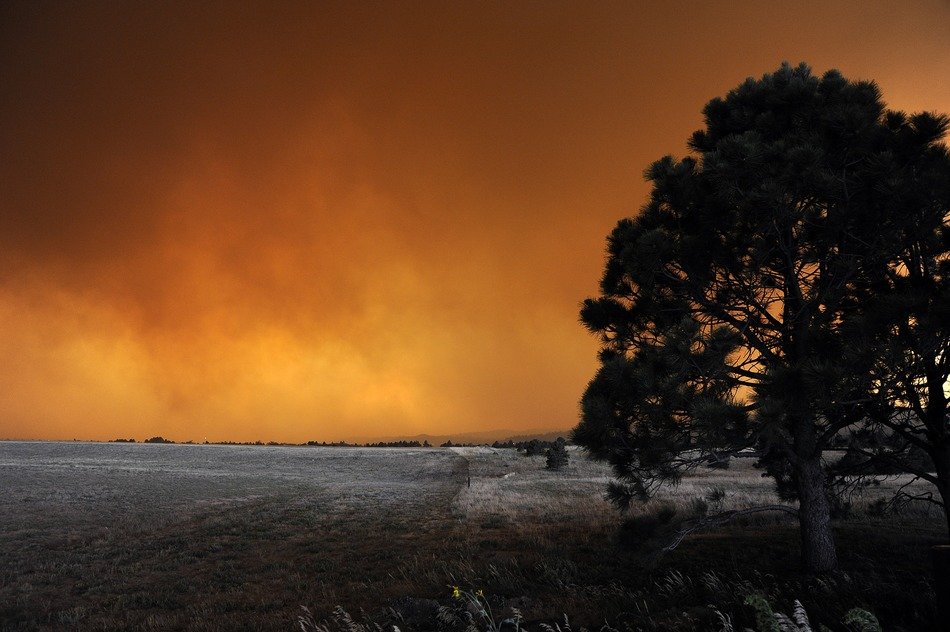 fire flames in Colorado
