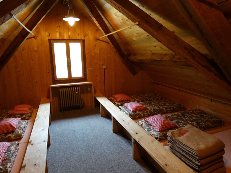 hostel in mountain hut