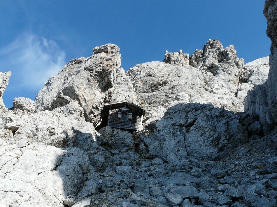 emergency shelter among the Kaiser rocks