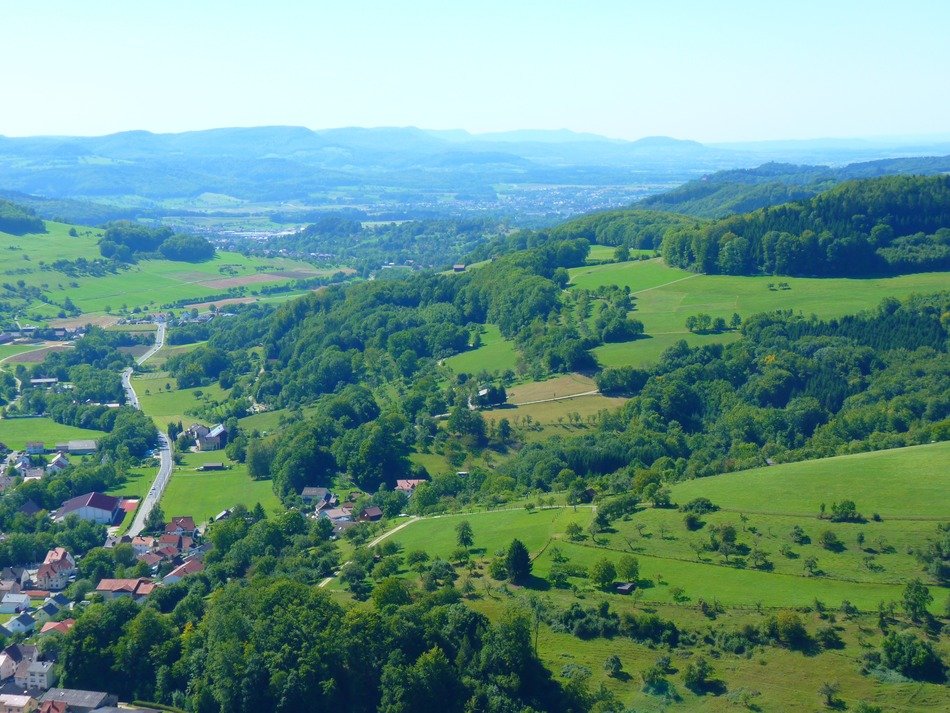 panorama of the swabian alb