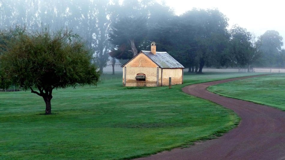 cottage in a park in tasmania