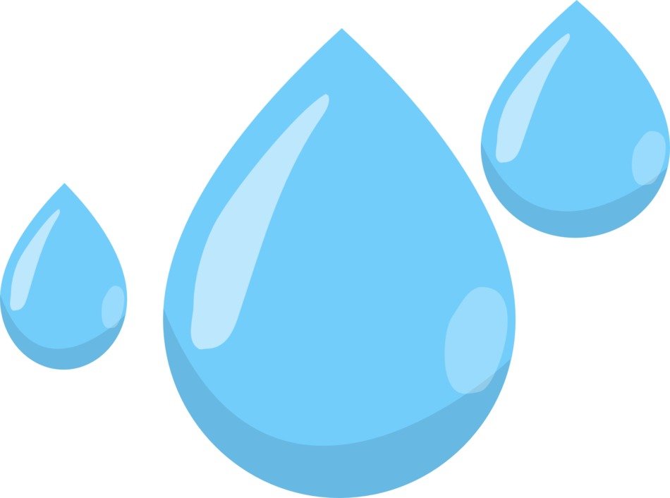 blue raindrops, drawing