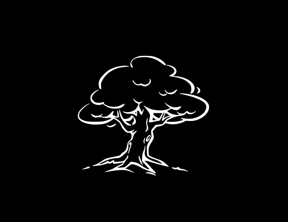 black tree drawing