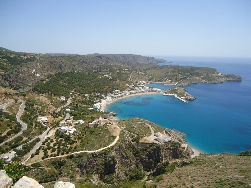 Landscape of ocean in kythira