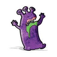 cartoon alien monster N5