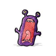 cartoon alien monster N6