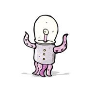 cartoon weird alien N9