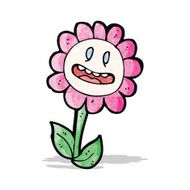 flower cartoon character N4