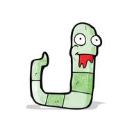 funny cartoon snake N12