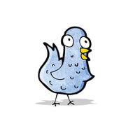 cartoon blue bird N3