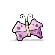 funny cartoon butterfly N10