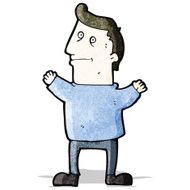 cartoon man shrugging N2