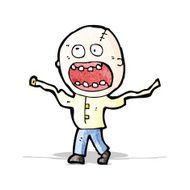 cartoon escaped lunatic