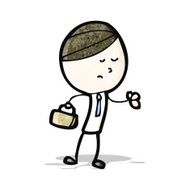 cartoon office man N3