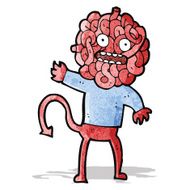 cartoon gross monster N7