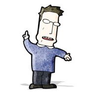 Cartoon Man Asking Question N27